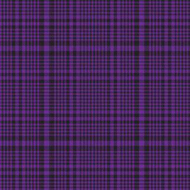 Mor Glen Ekose desenli, moda tekstil ve grafikleri için uygun.