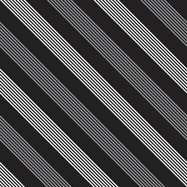 Moda tekstili ve grafikleri için uygun siyah ve beyaz köşegen çizgili düz desenli arkaplan