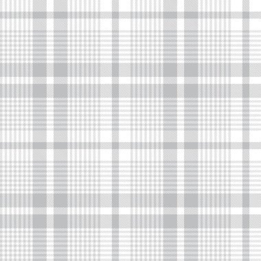 Beyaz Glen Ekose desenli, moda tekstil ve grafikleri için uygun.