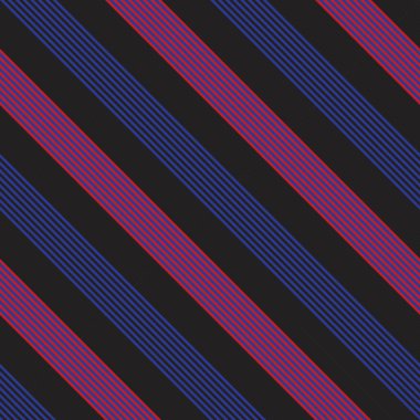 Moda tekstili ve grafikleri için uygun kırmızı ve mavi köşegen çizgili dikişsiz arkaplan