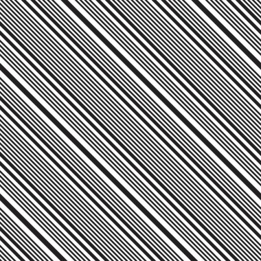 Moda tekstili ve grafikleri için uygun siyah ve beyaz köşegen çizgili düz desenli arkaplan