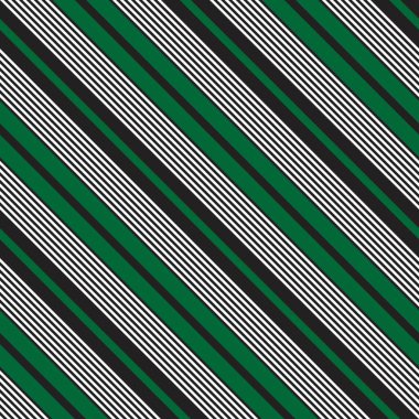 Moda tekstil ve grafikleri için uygun yeşil köşegen çizgili dikişsiz model arkaplanı