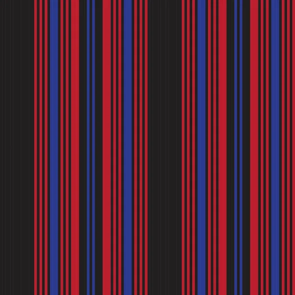 Fondo Patrón Inconsútil Rayado Vertical Rojo Azul Adecuado Para Textiles — Archivo Imágenes Vectoriales