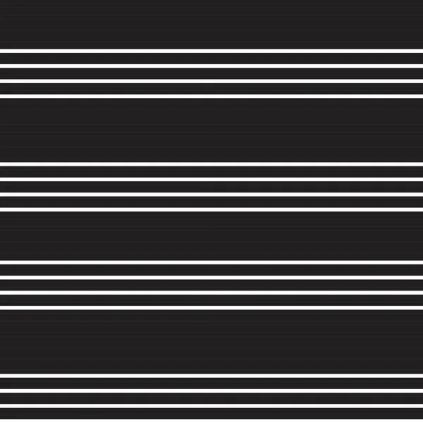 Black White Horizontal Striped Seamless Pattern Background Suitable Fashion Textiles — Stock Vector