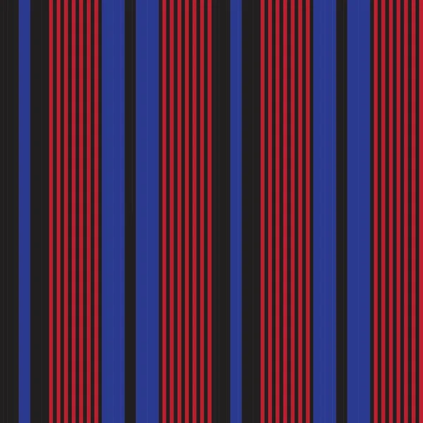 Fondo Patrón Inconsútil Rayado Vertical Rojo Azul Adecuado Para Textiles — Archivo Imágenes Vectoriales