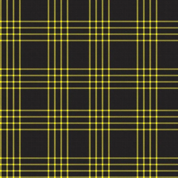 Amarelo Glen Xadrez Texturizado Padrão Sem Costura Adequado Para Têxteis —  Vetores de Stock