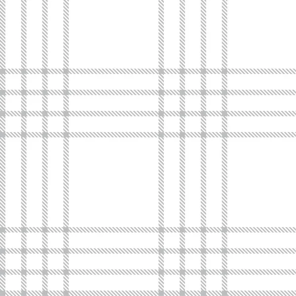 White Glen Plaid Texturiertes Nahtloses Muster Für Modetextilien Und Grafiken — Stockvektor