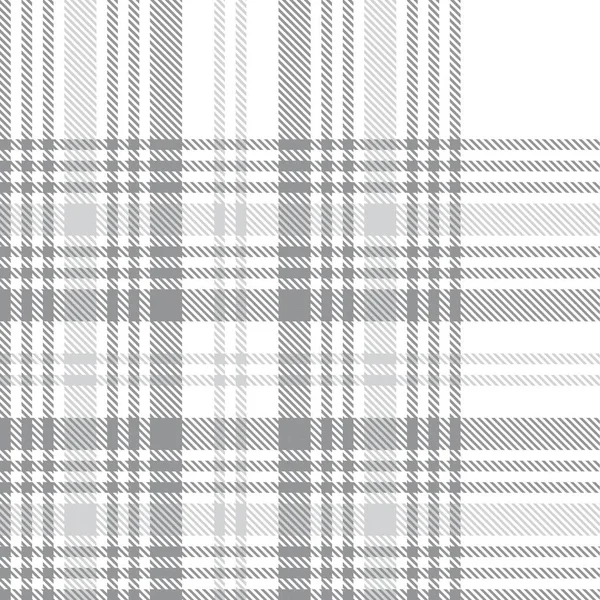 White Glen Plaid Texturiertes Nahtloses Muster Für Modetextilien Und Grafiken — Stockvektor