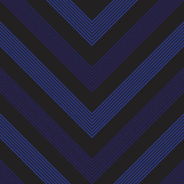 Blauer Chevron Diagonal Gestreifter Nahtloser Musterhintergrund Für Modetextilien Grafiken — Stockvektor