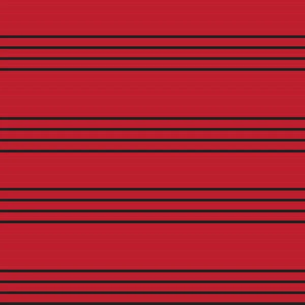 Red Horizontal Striped Seamless Pattern Background 그래픽 — 스톡 벡터