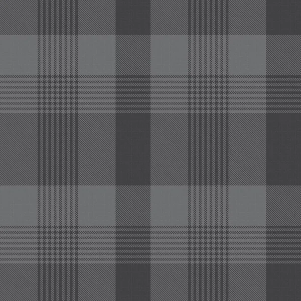 Patrón Sin Costura Texturizado Gris Glen Plaid Adecuado Para Textiles — Vector de stock