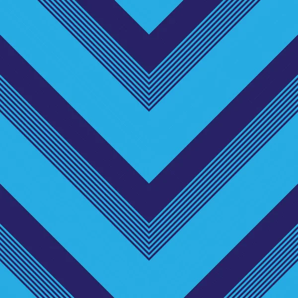 Blå Chevron Diagonal Randig Sömlös Mönster Bakgrund Lämplig För Mode — Stock vektor