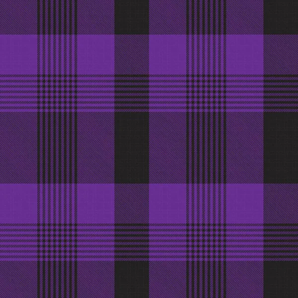 Purple Glen Plaid Textured Seamless Pattern Suitable Fashion Textiles Graphics — Stock Vector