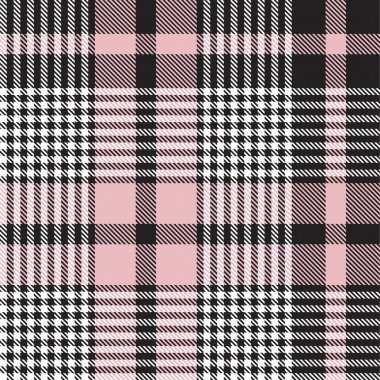Pembe Glen Ekose desenli moda tekstil ve grafikleri için uygun kusursuz desen