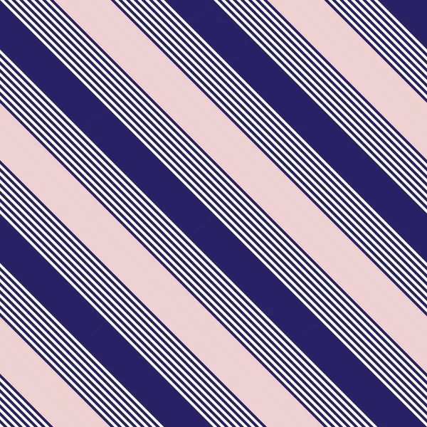 Pink Navy Diagonal Striped Seamless Pattern Background Suitable Fashion Textiles — Stock Vector