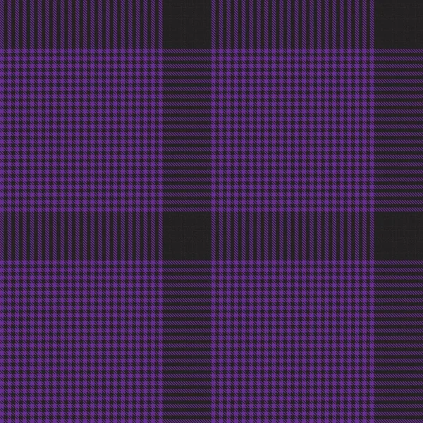 Purple Glen Plaid Textured Seamless Pattern Suitable Fashion Textiles Graphics — Stock Vector