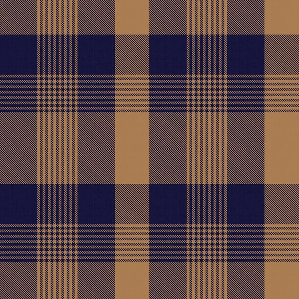 Patrón Sin Costura Texturizado Cuadros Brown Glen Adecuado Para Textiles — Vector de stock