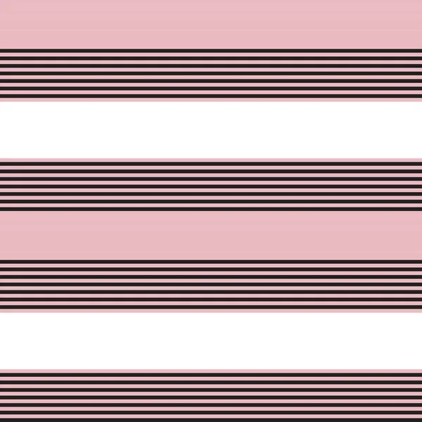 Fondo Patrón Sin Costura Rayas Horizontales Rosadas Adecuado Para Textiles — Vector de stock