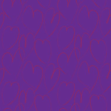 Mor Kalp şeklinde fırça darbesi moda tekstil ve grafikleri için kusursuz bir arka plan