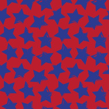 Kızıl Donanma Yıldızları moda tekstil ve grafikleri için kusursuz bir arka plan fırçaladı