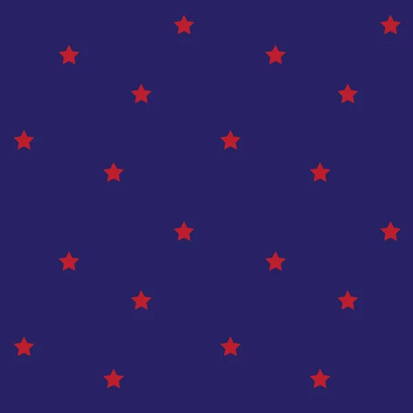 네이비 Red Navy Stars 그래픽을 패턴을 — 스톡 벡터
