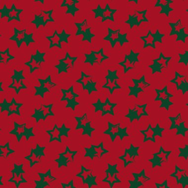 Christmas Stars moda tekstil ve grafikleri için kusursuz bir arka plan fırçaladı