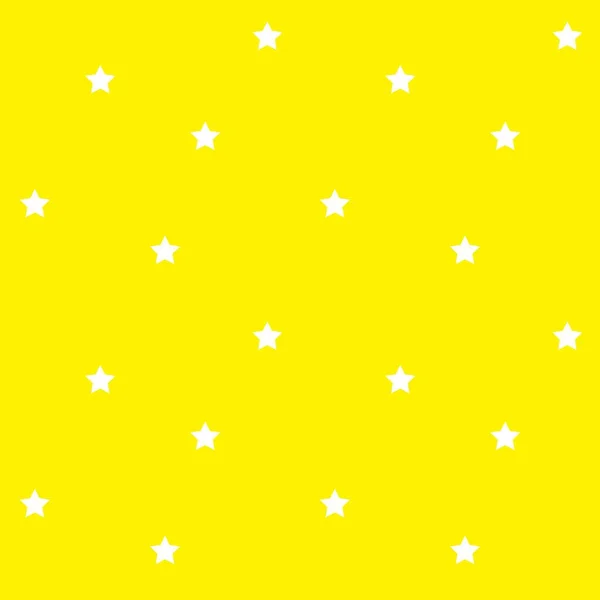 Gelbe Sterne Pinselstrich Nahtlose Muster Hintergrund Für Modetextilien Grafiken — Stockvektor