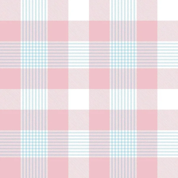 Pink Glen Plaid Textured Seamless Pattern Suitable Fashion Textiles Graphics — Stock Vector