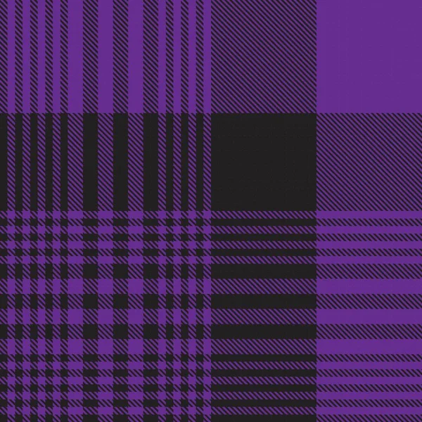 Фиолетовый Глен Плед Текстурированный Бесшовный Узор Подходит Моды Текстиля Графики — стоковый вектор