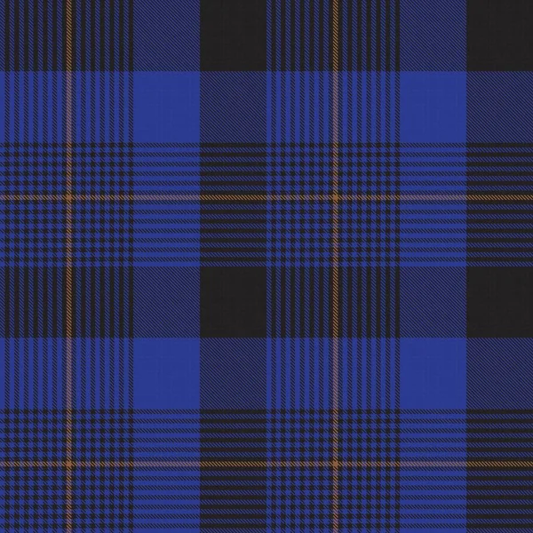 Blue Glen Plaid Texturiertes Nahtloses Muster Für Modetextilien Und Grafiken — Stockvektor