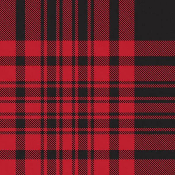 Red Glen Plaid Texture Modello Senza Cuciture Adatto Tessuti Moda — Vettoriale Stock