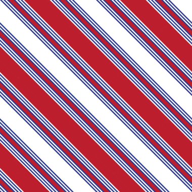Moda tekstili ve grafikleri için uygun kırmızı ve mavi köşegen çizgili dikişsiz arkaplan