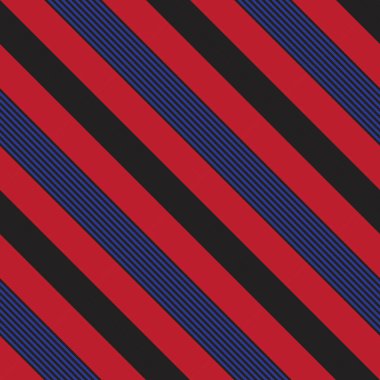 Moda tekstili ve grafikleri için uygun kırmızı ve mavi köşegen çizgili dikişsiz arkaplan