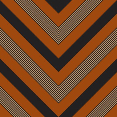 Moda tekstil ve grafikleri için uygun turuncu sembol çizgili dikişsiz arkaplan