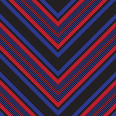 Moda tekstili ve grafikleri için uygun kırmızı ve mavi köşegen çizgili, dikişsiz arkaplan