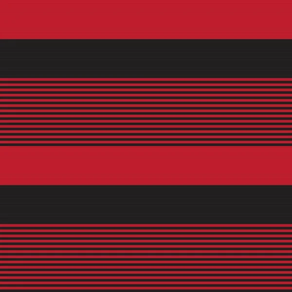 Red Horizontal Pruhované Bezešvé Vzor Pozadí Vhodné Pro Módní Textilie — Stockový vektor