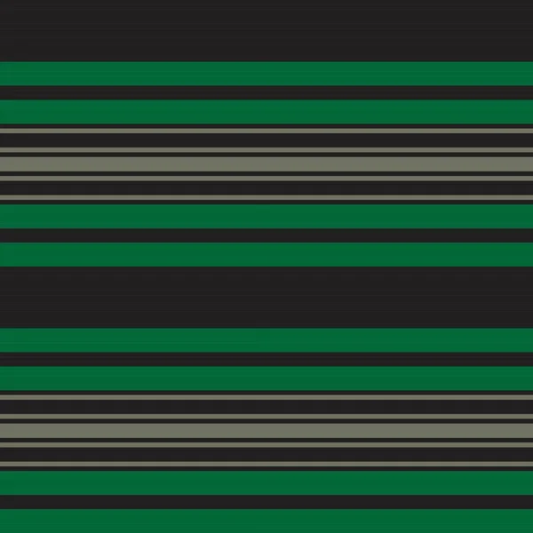 Green Horizontal Striped Seamless 배경에 그래픽 — 스톡 벡터