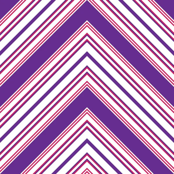 Fondo Sin Costura Rayado Diagonal Chevron Púrpura Adecuado Para Textiles — Vector de stock