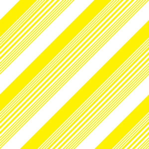 Gelber Diagonal Gestreifter Nahtloser Musterhintergrund Für Modetextilien Grafiken — Stockvektor