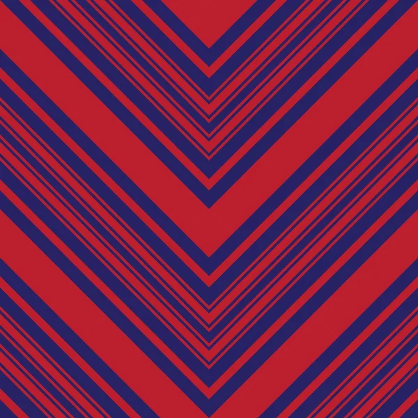 Chevron Rouge Bleu Diagonale Rayé Fond Motif Sans Couture Adapté — Image vectorielle