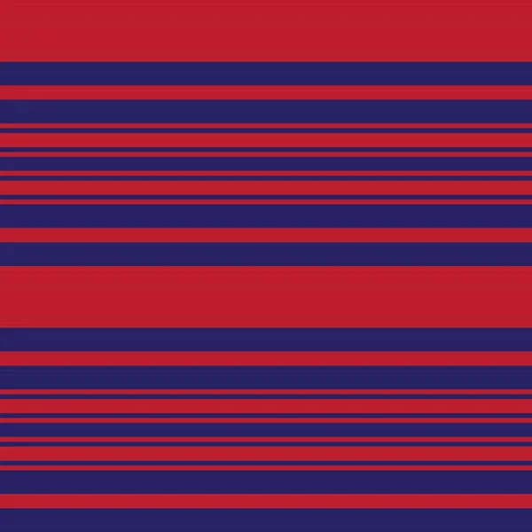 Červené Modré Vodorovné Pruhované Bezešvé Vzor Pozadí Vhodné Pro Módní — Stockový vektor