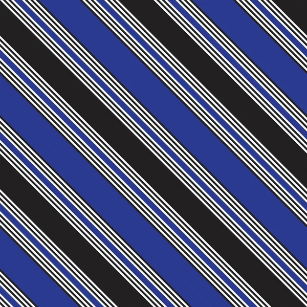 Blauw Diagonaal Gestreepte Naadloze Patroon Achtergrond Geschikt Voor Mode Textiel — Stockvector