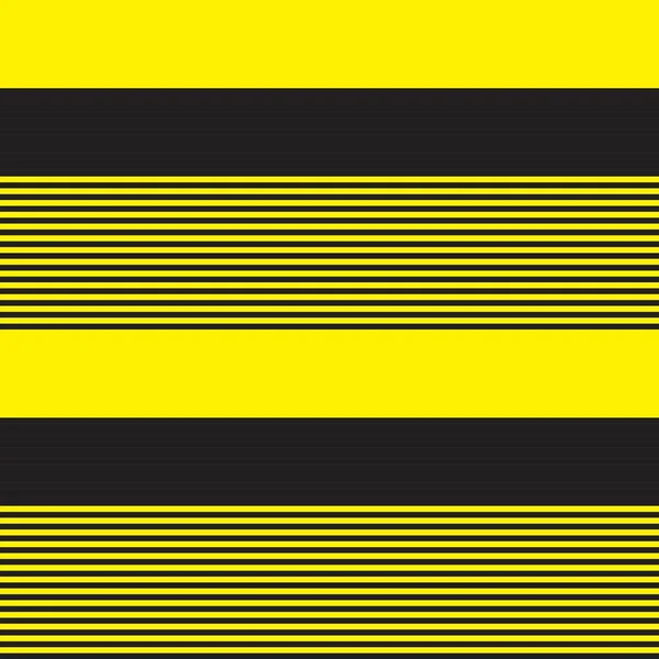 Желтый Горизонтальный Полосатый Бесшовный Фон Шаблона Подходит Моды Текстиля Графики — стоковый вектор