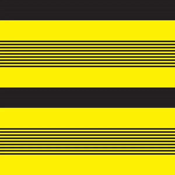 Fondo Patrón Inconsútil Rayado Horizontal Amarillo Adecuado Para Textiles Moda — Archivo Imágenes Vectoriales