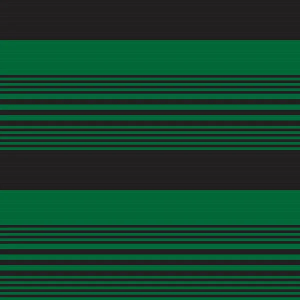 Зелений Горизонтальний Смугастий Безшовний Візерунок Підходить Модного Текстилю Графіки — стоковий вектор