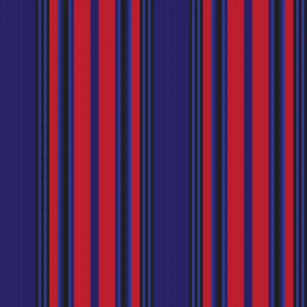 Fondo Patrón Inconsútil Rayado Vertical Rojo Azul Adecuado Para Textiles — Archivo Imágenes Vectoriales