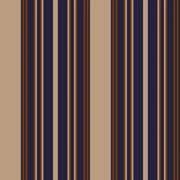 褐色牛头状垂直条纹无缝图案背景适合于时尚纺织品 — 图库矢量图片