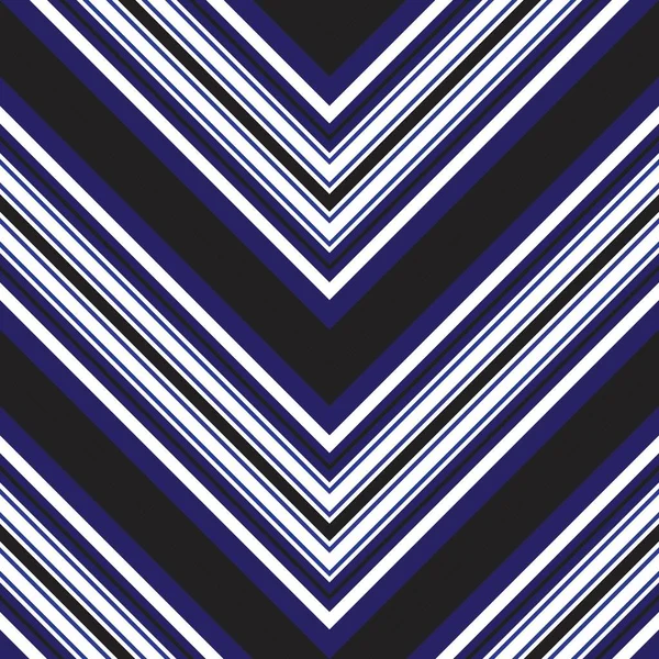 Blue Chevron Diagonal Striped Seamless Pattern Background Suitable Fashion Textiles — Stock Vector