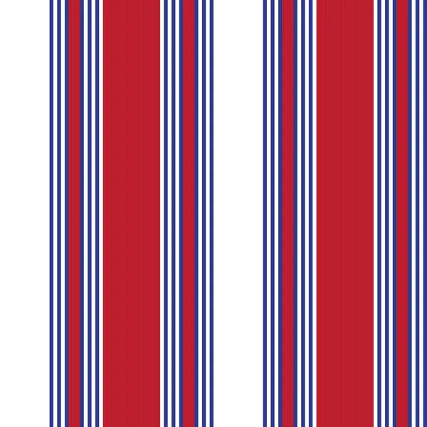 Red Blue Vertical Striped Seamless Pattern Background Suitable Fashion Textiles — Stock Vector