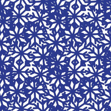 Christmas Blue Holiday web sitesi grafikleri ve moda tekstili için kusursuz desen arka planı
